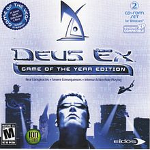 Обложка альбома «Deus Ex: Game of the Year Edition Soundtrack» (Various artists, 2001)