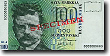 100 markkaa reverse