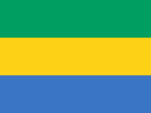 220px Flag of Gabon.svg
