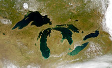 220px Great Lakes from space