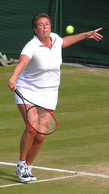 Jo Durie doubles Wimbledon 2004.jpg