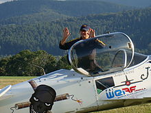 Jurgis Kayris in his SU-31, Air Show Bielsko-Biała (2009) 2.JPG