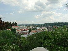 Kralupy nad Vltavou, pohled na město z Hostibejku.JPG
