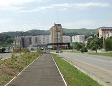 Mira Avenue in Nakhodka.JPG
