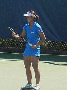 Misaki Doi at Bank of the West Classic qualifying 2010-07-25 5.JPG