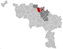 Местоположение Силли (Бельгия)