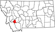Округ Силвер-Боу на карте
