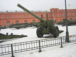 122-мм пушка образца 1931 года в музее в г. Хямеэнлинна, Финляндия
