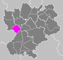 Сент-Этьен на карте