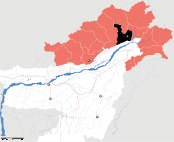 Восточный Сианг на карте