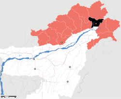 Нижняя долина Дибанг на карте