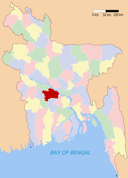 Фаридпур на карте