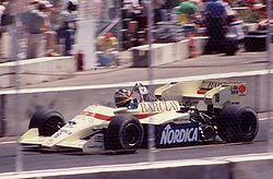 Arrows A7 Бутсена на Гран-при США 1984 в Далласе
