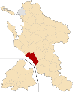 Кантон на карте департамента Приморская Шаранта