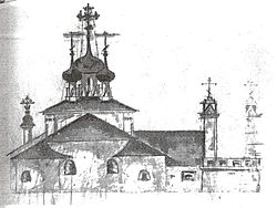 Church of Transfiguration at the Moscow Brotherly cemetery plan2.jpg