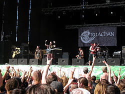 Cruachan во время выступления на Global East Rock Festival 2010