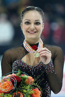 European Championships 2011 Sarah MEIER – Gold Medal.jpg