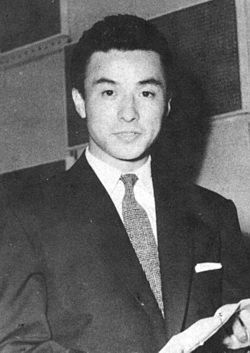 Hashizō Ōkawa II at recording studio cropped.jpg