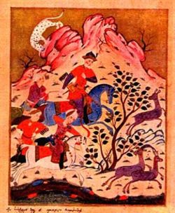 витязь в тигровой шкуре персонажи. 250px Illustration to Rustaveli. витязь в тигровой шкуре персонажи фото. витязь в тигровой шкуре персонажи-250px Illustration to Rustaveli. картинка витязь в тигровой шкуре персонажи. картинка 250px Illustration to Rustaveli. События поэмы "Витязь в тигровое шкуре", краткое содержание которой позволяет получить представление о сюжете произведения, начинаются в Аравии, где правит царь Ростеван. Он при смерти, поэтому желает возвести на престол свою единственную дочь Тинатин.