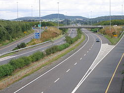 J17 on M7, terminus of the N77 roads in Ireland.jpg