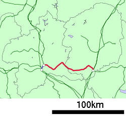 JR Ryomo Line linemap.svg