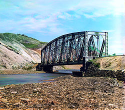 Мост через реку Катав, 1910 г.