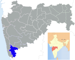 Колхапур на карте