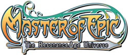 Логотип игры Master of Epic: The Resonance Age Universe