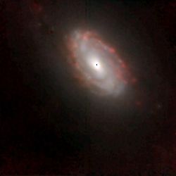 Фотография галактики в инфракрасном диапазоне (телескоп «Хаббл»)
