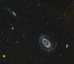 NGC 4747, NGC 4725 и NGC 4712