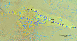 Ларами на карте бассейна реки Норт-Платт