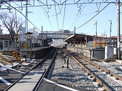 OER Tsurumaki-Onsen station Precincts.JPG