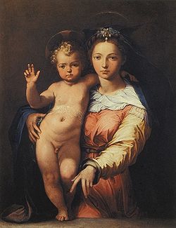 Перино дель Вага - Богоматерь с младенцем, ок.1535, Рим