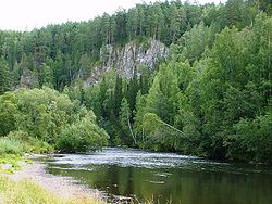 Река Вагран вблизи г.Североуральска