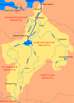 Бассейн Волхова и озера Ильмень