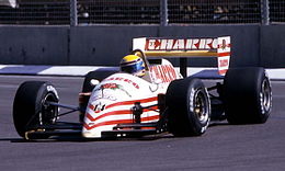 AGS JH22 Роберто Морено на Гран-при Австралии 1987 года
