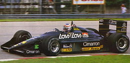 Луис Перес Сала за рулём Minardi Ford M188