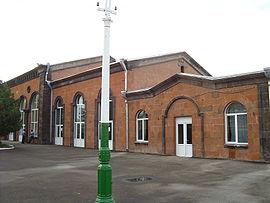 Railroad station in Armavir (Armavir, Armenia).JPG