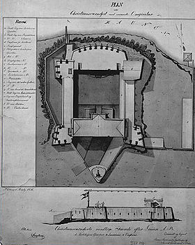План форта Кристианстед