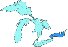 Онтарио в системе Великих озёр