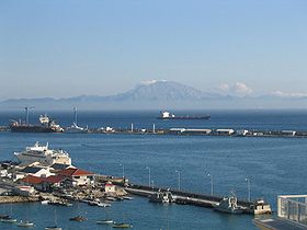 Вид на Джебель-Муса из Гибралтара