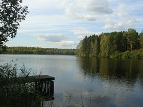 Озеро в сентябре 2010 года