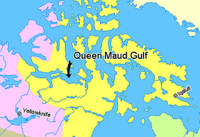 Map indicating Queen Maud Gulf, Nunavut, Canada.png