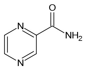 Pyrazinamide.svg