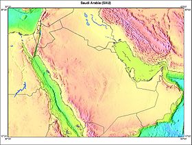 карта: География Саудовской Аравии