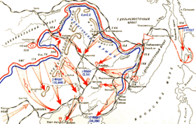 Хинган на карте Советско-японской войны