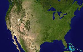 карта: География США