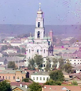 Вид на храм с Московской горки (фото 1910 г.)