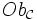 Ob_{\mathcal{C}}