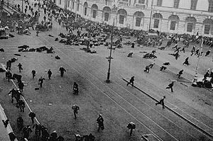 300px 19170704 Riot on Nevsky prosp Petrograd